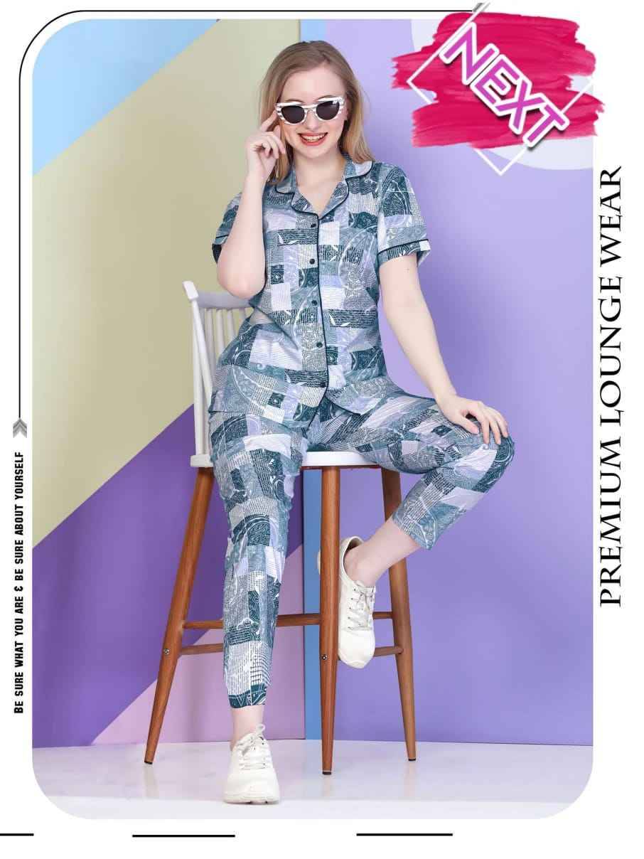 Vol-2596 By Kaamiri 2596-A To 2596-F Series Beautiful Stylish Fancy Colorful Casual Wear & Ethnic Wear Heavy Imported Night Suits At Wholesale Price