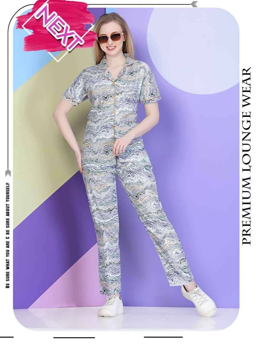 Vol-2596 By Kaamiri 2596-A To 2596-F Series Beautiful Stylish Fancy Colorful Casual Wear & Ethnic Wear Heavy Imported Night Suits At Wholesale Price