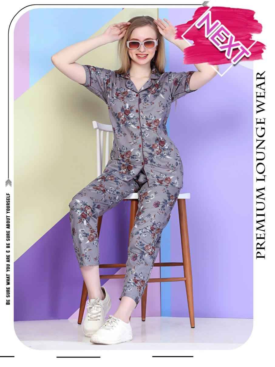 Vol-2596 By Kaamiri 2596-A To 2596-F Series Beautiful Stylish Fancy Colorful Casual Wear & Ethnic Wear Heavy Imported Night Suits At Wholesale Price