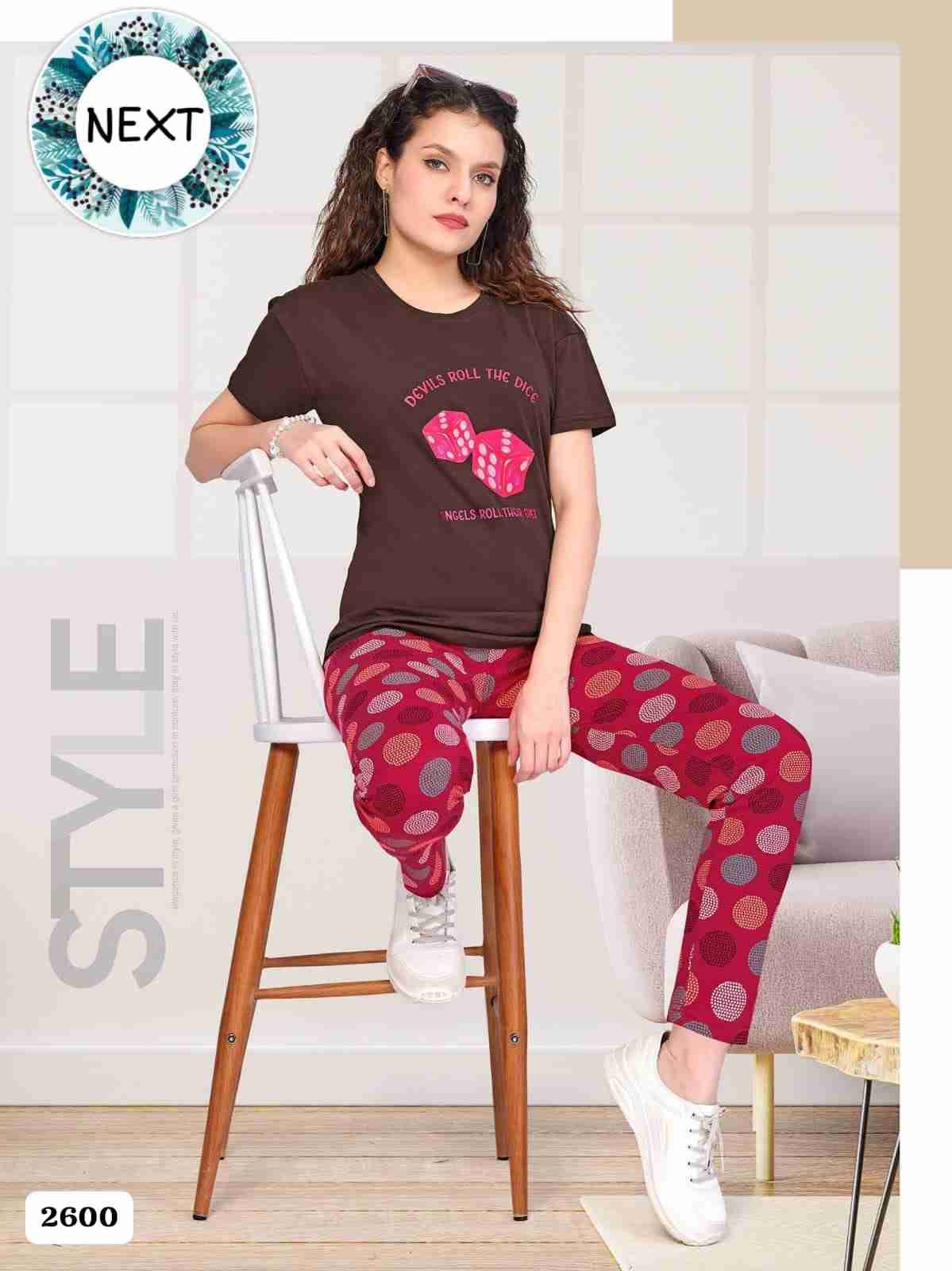 Vol-2600 By Kaamiri 2600-A To 2600-F Series Beautiful Stylish Fancy Colorful Casual Wear & Ethnic Wear Hosiery Cotton Night Suits At Wholesale Price