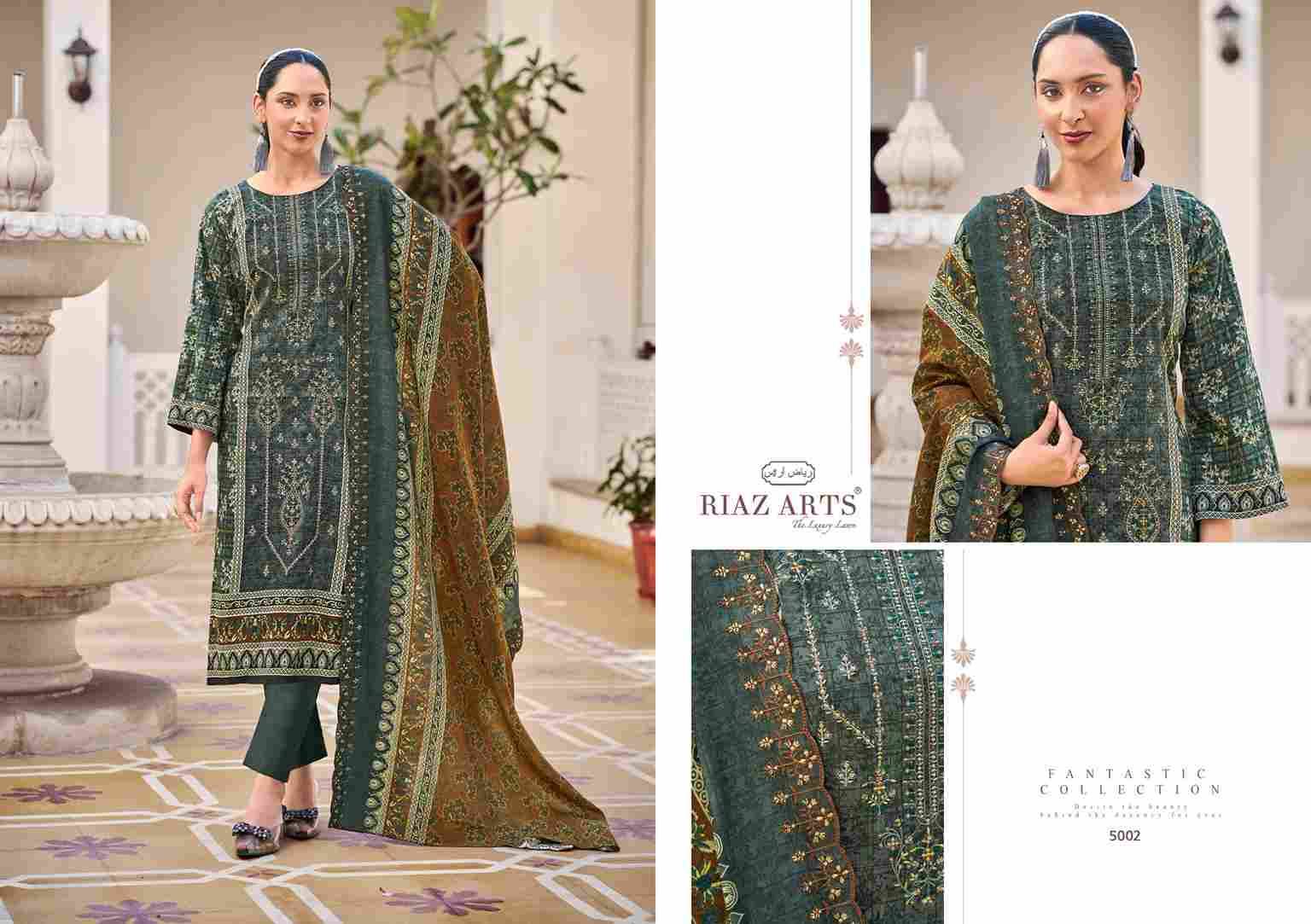 Chevron By Riaz Arts 5001 To 5006 Series Beautiful Festive Suits Stylish Fancy Colorful Casual Wear & Ethnic Wear Pure Cotton Print Dresses At Wholesale Price