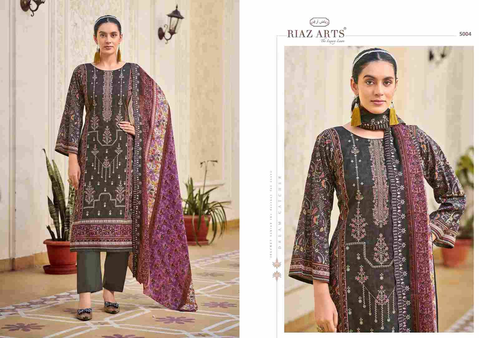 Chevron By Riaz Arts 5001 To 5006 Series Beautiful Festive Suits Stylish Fancy Colorful Casual Wear & Ethnic Wear Pure Cotton Print Dresses At Wholesale Price
