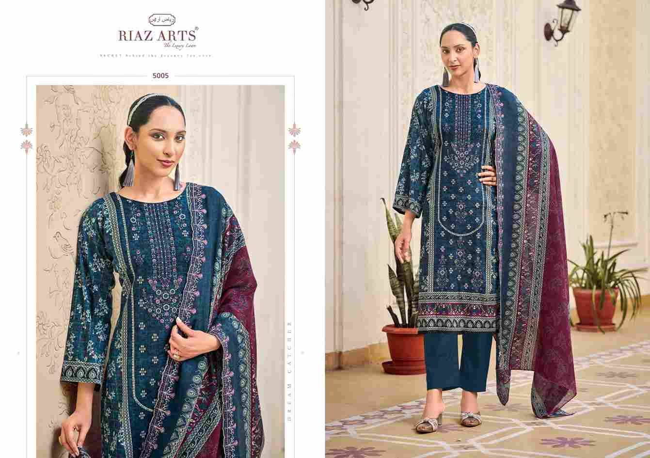 Chevron By Riaz Arts 5001 To 5006 Series Beautiful Festive Suits Stylish Fancy Colorful Casual Wear & Ethnic Wear Pure Cotton Print Dresses At Wholesale Price