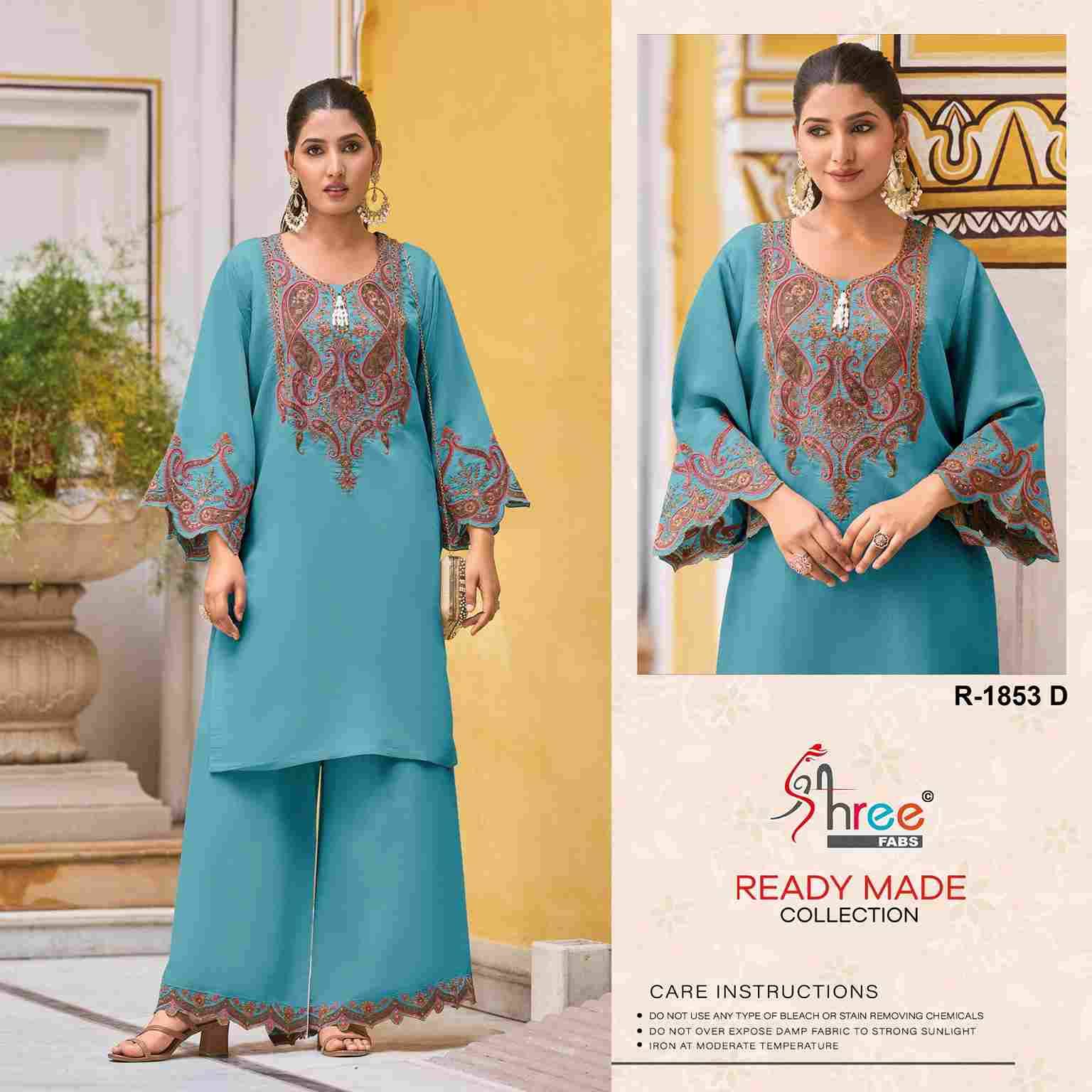 Shree Fabs Hit Design R-1853 Colours By Shree Fabs R-1876-A To R-1876-D Series Designer Pakistani Suits Collection Beautiful Stylish Fancy Colorful Party Wear & Occasional Wear Viscose Silk Satin Dresses At Wholesale Price