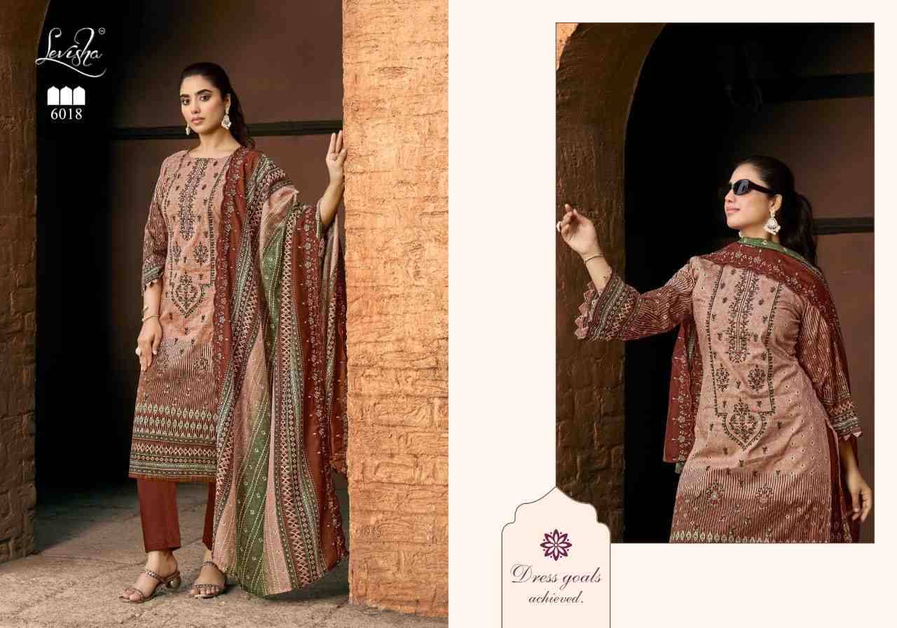 Madhubala Vol-6 By Levisha 6013 To 6020 Series Festive Suits Beautiful Fancy Colorful Stylish Party Wear & Occasional Wear Cambric Lawn Cotton Dresses At Wholesale Price