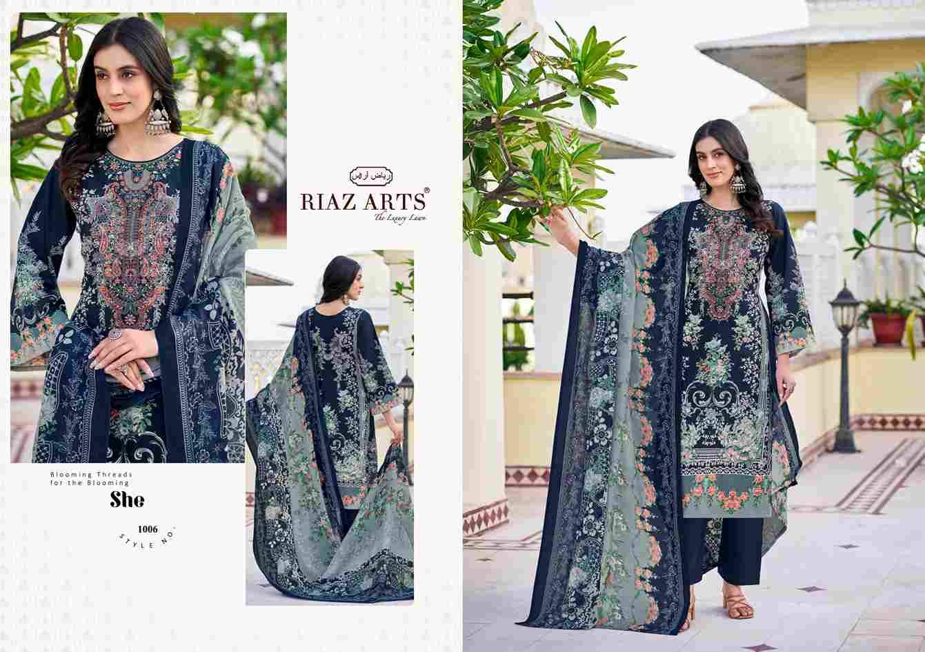 Musafir Vol-26 By Riaz Arts 1001 To 1008 Series Beautiful Festive Suits Stylish Fancy Colorful Casual Wear & Ethnic Wear Pure Lawn Print Dresses At Wholesale Price