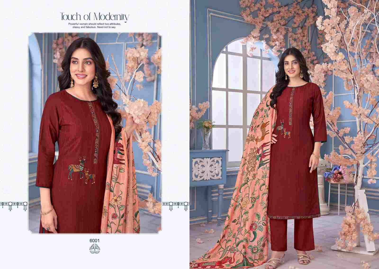 Abeera By Kala Fashion 6001 To 6004 Series Festive Suits Beautiful Fancy Colorful Stylish Party Wear & Occasional Wear Pure Muslin Dresses At Wholesale Price
