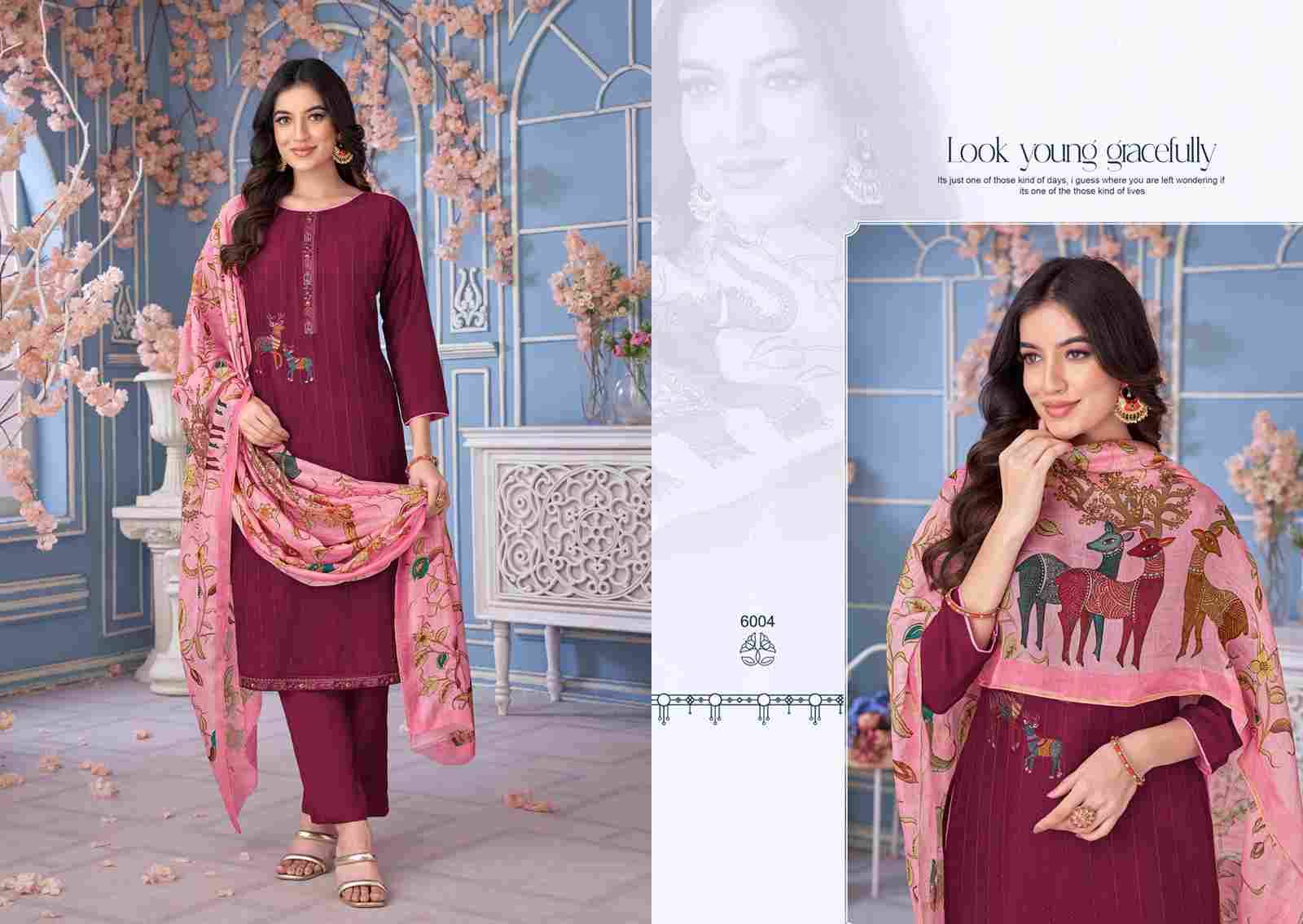Abeera By Kala Fashion 6001 To 6004 Series Festive Suits Beautiful Fancy Colorful Stylish Party Wear & Occasional Wear Pure Muslin Dresses At Wholesale Price