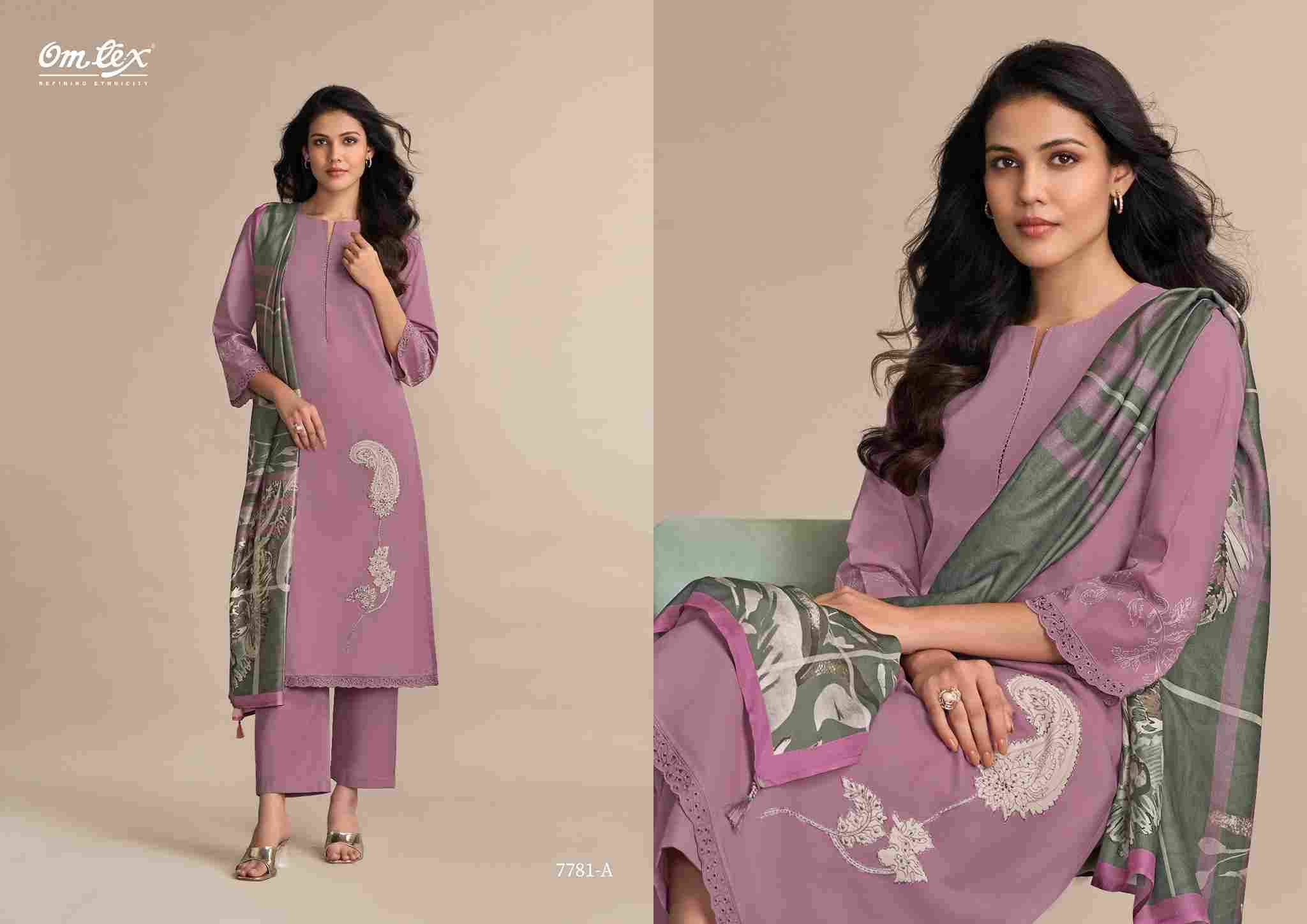 Sanskriti Style By Om Tex 7781-A To 7781-D Series Beautiful Suits Stylish Fancy Colorful Party Wear & Ethnic Wear Lawn Cotton Dresses At Wholesale Price