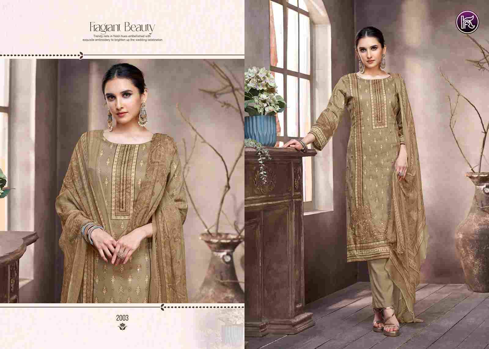 Ruhi Vol-2 By Kala Fashion 2001 To 2004 Series Festive Suits Beautiful Fancy Colorful Stylish Party Wear & Occasional Wear Pure Jam Dresses At Wholesale Price