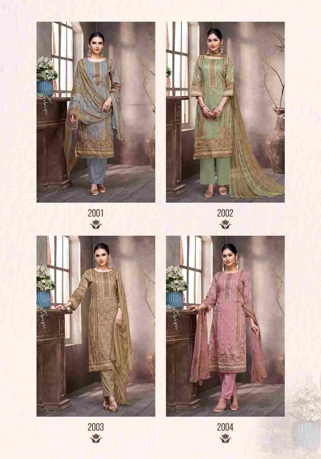 Ruhi Vol-2 By Kala Fashion 2001 To 2004 Series Festive Suits Beautiful Fancy Colorful Stylish Party Wear & Occasional Wear Pure Jam Dresses At Wholesale Price
