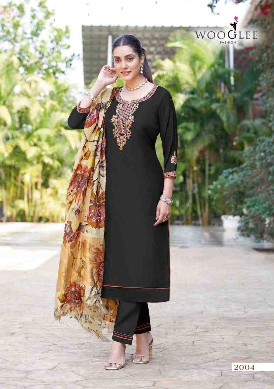 Abhilasa By Wooglee 2001 To 2005 Series Beautiful Festive Suits Colorful Stylish Fancy Casual Wear & Ethnic Wear Viscose Weaving Dresses At Wholesale Price