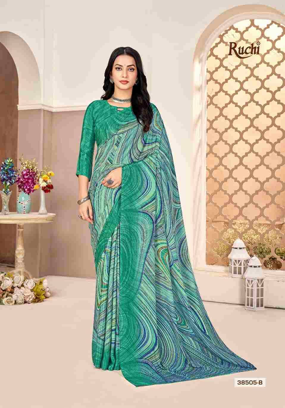 Vivanta Silk Vol-40 By Ruchi Sarees 38501-A To 38506-B Series Indian Traditional Wear Collection Beautiful Stylish Fancy Colorful Party Wear & Occasional Wear Crepe Silk Sarees At Wholesale Price