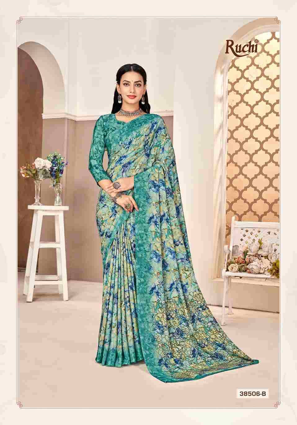 Vivanta Silk Vol-40 By Ruchi Sarees 38501-A To 38506-B Series Indian Traditional Wear Collection Beautiful Stylish Fancy Colorful Party Wear & Occasional Wear Crepe Silk Sarees At Wholesale Price