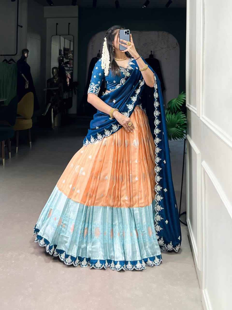 2024 By Fashid Wholesale 2024-A To 2024-D Series Beautiful Colorful Fancy Wedding Collection Occasional Wear & Party Wear Zari Kota Lehengas At Wholesale Price