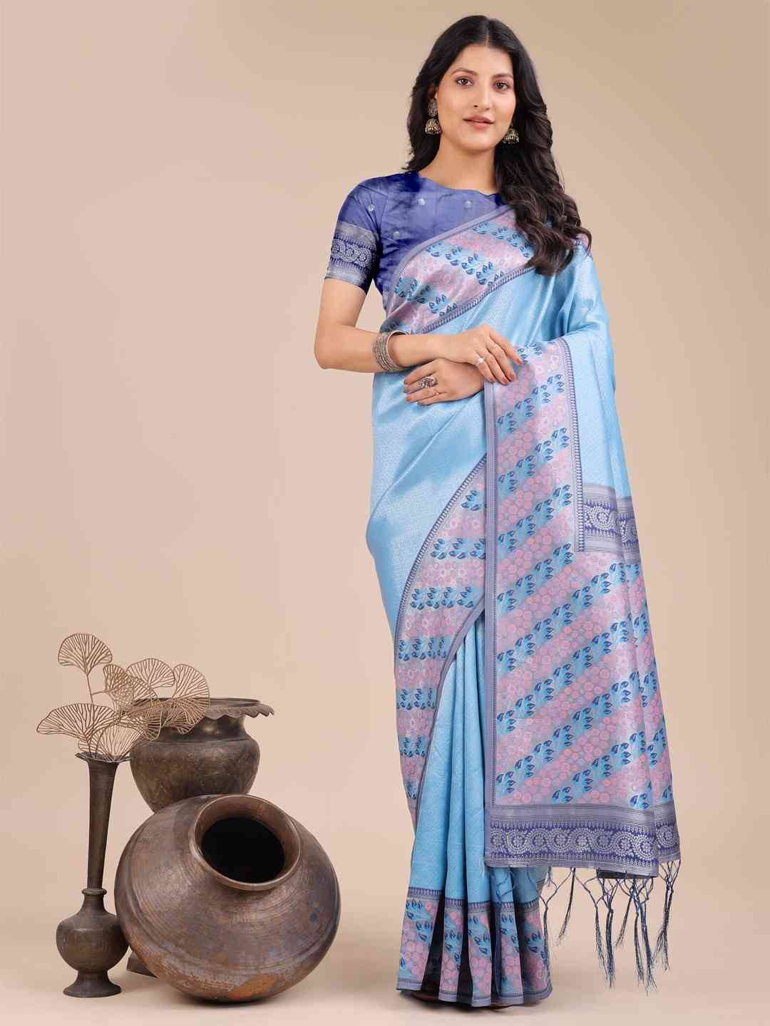 Plazzo Silk Vol-4 By Fashid Wholesale 1001 To 1006 Series Indian Traditional Wear Collection Beautiful Stylish Fancy Colorful Party Wear & Occasional Wear Lichi Silk Sarees At Wholesale Price
