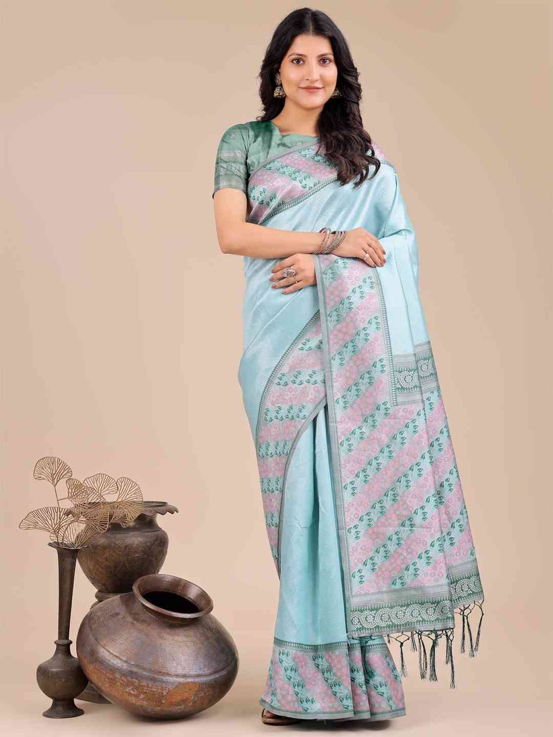 Plazzo Silk Vol-4 By Fashid Wholesale 1001 To 1006 Series Indian Traditional Wear Collection Beautiful Stylish Fancy Colorful Party Wear & Occasional Wear Lichi Silk Sarees At Wholesale Price