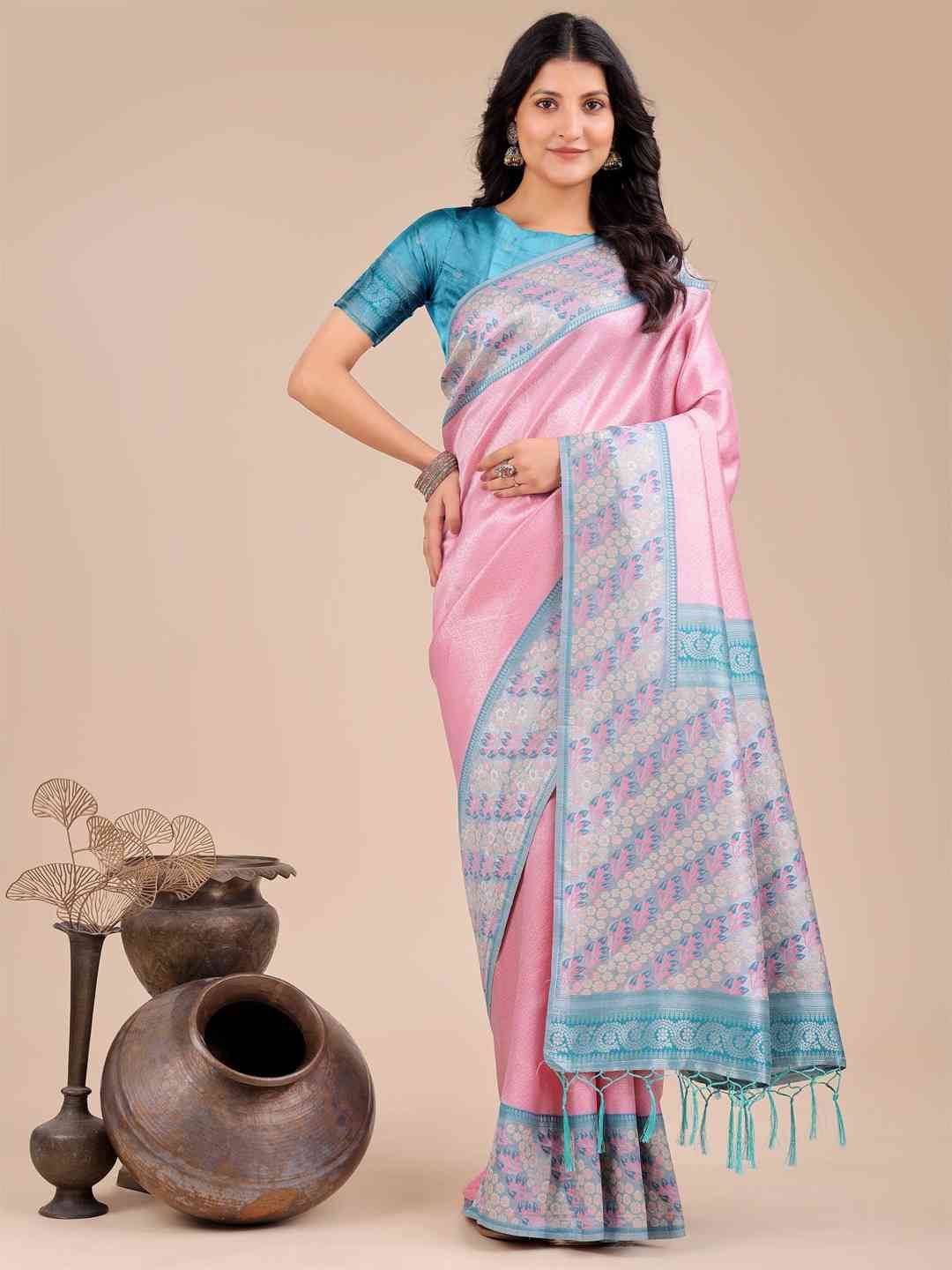 Plazzo Silk Vol-4 By Fashid Wholesale 1001 To 1006 Series Indian Traditional Wear Collection Beautiful Stylish Fancy Colorful Party Wear & Occasional Wear Lichi Silk Sarees At Wholesale Price