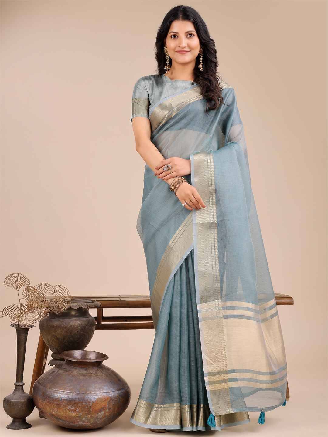 Seoul By Fashid Wholesale 1001 To 1004 Series Indian Traditional Wear Collection Beautiful Stylish Fancy Colorful Party Wear & Occasional Wear Organza Sarees At Wholesale Price