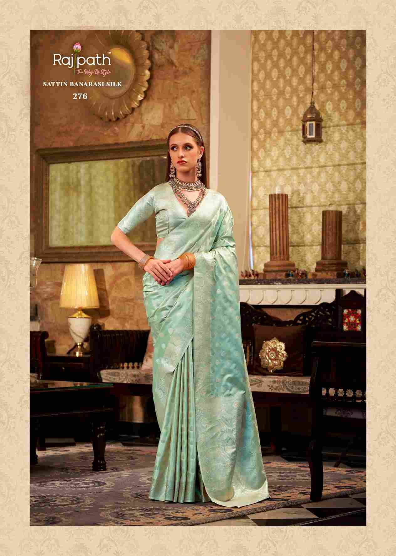 Shella Gold By Rajpath 273 To 278 Series Indian Traditional Wear Collection Beautiful Stylish Fancy Colorful Party Wear & Occasional Wear Satin Silk Sarees At Wholesale Price