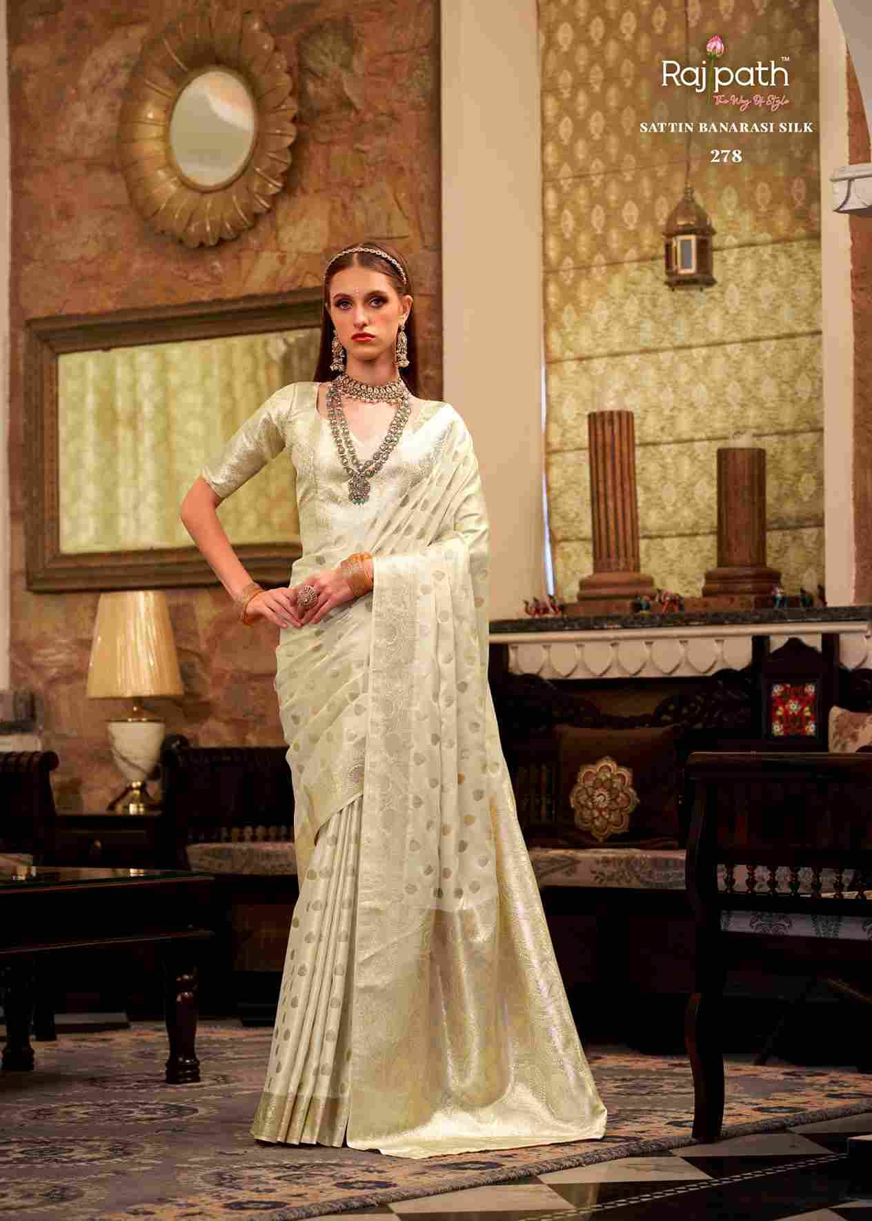 Shella Gold By Rajpath 273 To 278 Series Indian Traditional Wear Collection Beautiful Stylish Fancy Colorful Party Wear & Occasional Wear Satin Silk Sarees At Wholesale Price