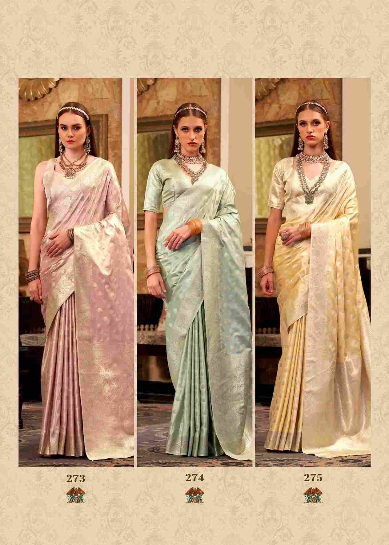 Shella Gold By Rajpath 273 To 278 Series Indian Traditional Wear Collection Beautiful Stylish Fancy Colorful Party Wear & Occasional Wear Satin Silk Sarees At Wholesale Price