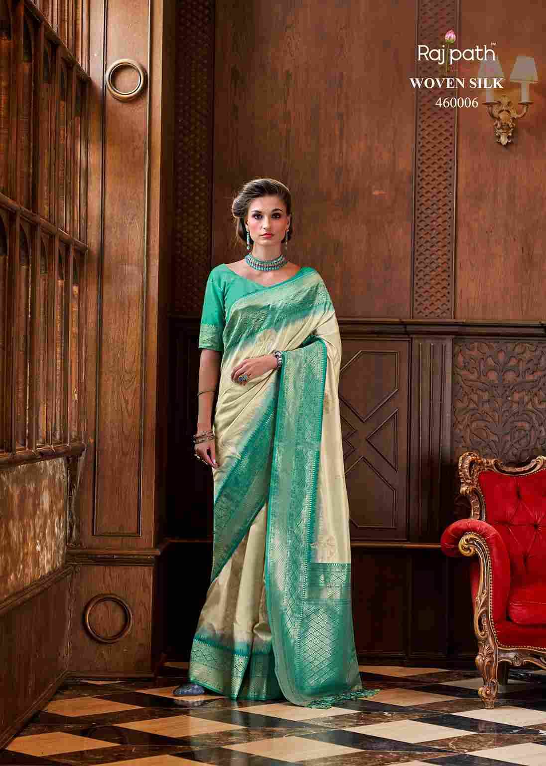 Roseberry Silk By Rajpath 460001 To 460006 Series Indian Traditional Wear Collection Beautiful Stylish Fancy Colorful Party Wear & Occasional Wear Soft Silk Sarees At Wholesale Price