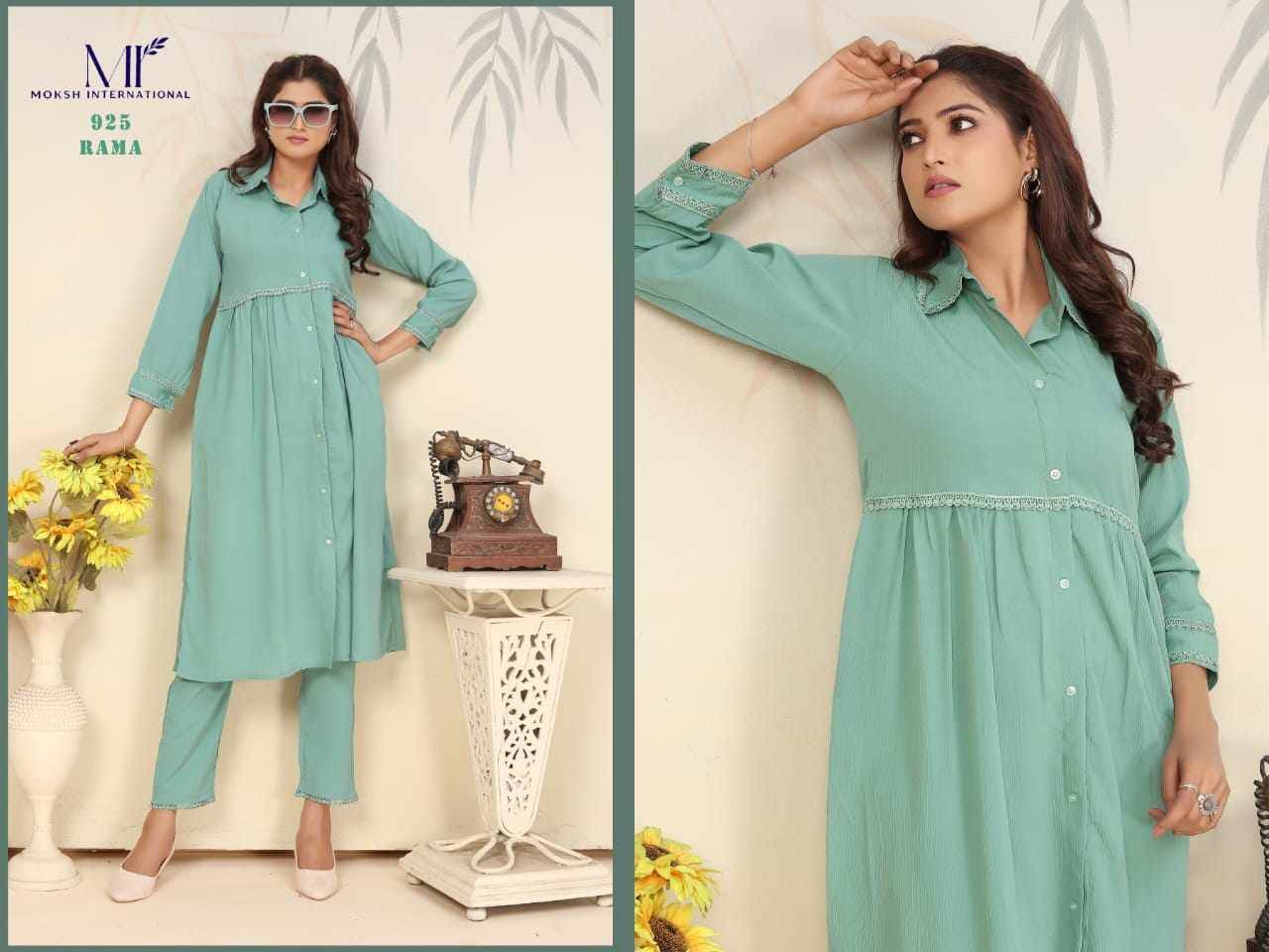 Ice Vol-2 By Moksh International 925 To 928 Series Designer Festive Suits Collection Beautiful Stylish Fancy Colorful Party Wear & Occasional Wear Cotton Kurtis With Bottom At Wholesale Price