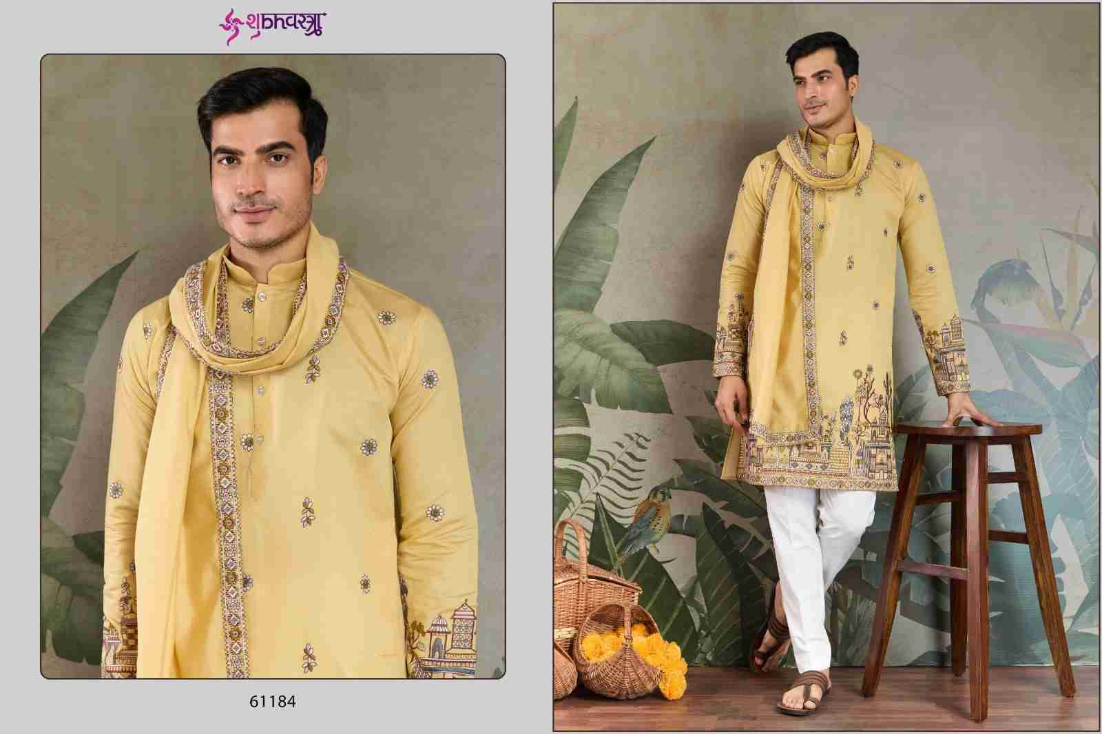 Rajwada Attire Vol-3 By Shubhvastra 61181 To 61186 Series Beautiful Colorful Stylish Fancy Casual Wear & Ethnic Wear & Ready To Wear Viscose Silk Kurtas With Dupatta At Wholesale Price