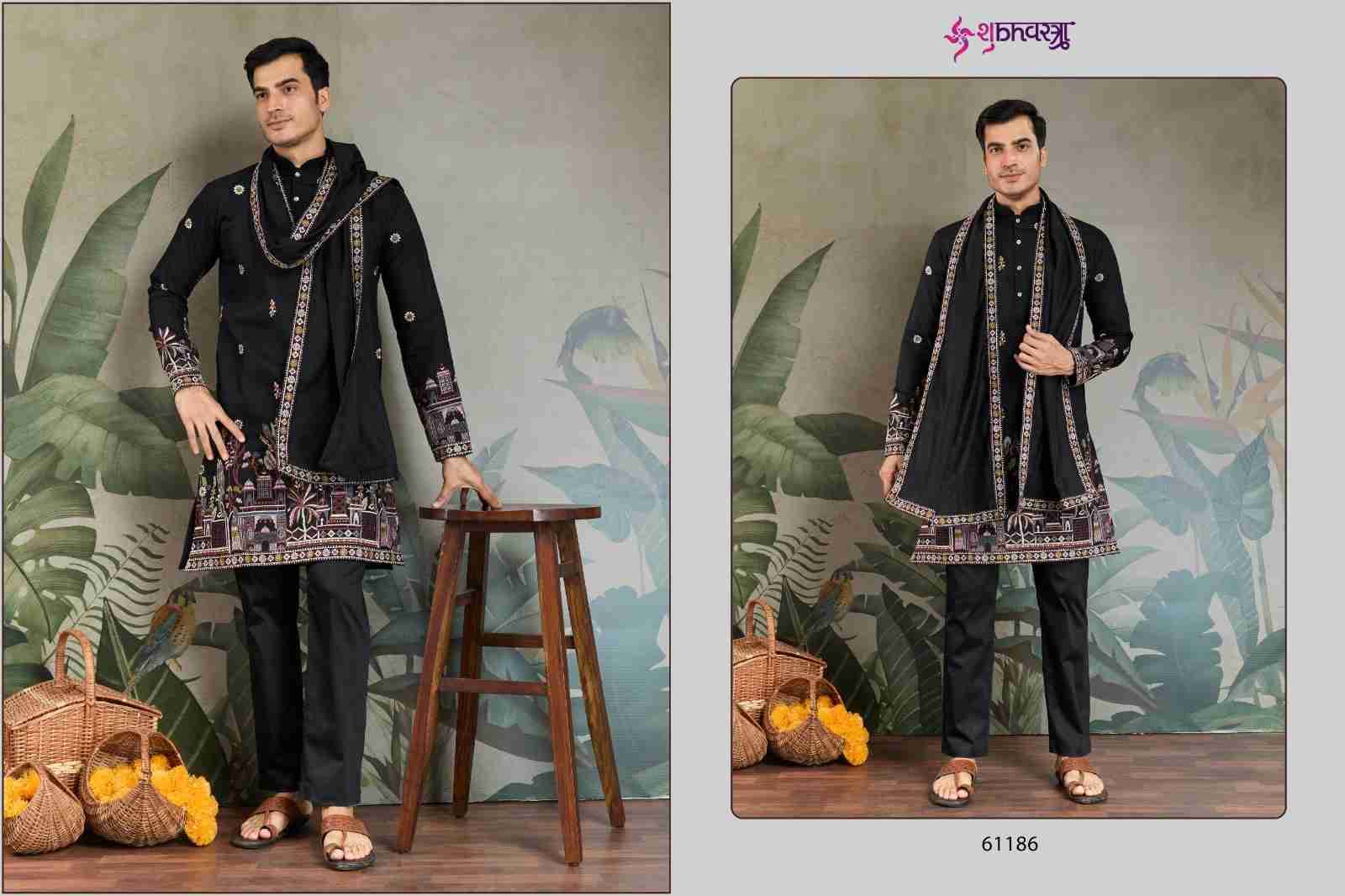 Rajwada Attire Vol-3 By Shubhvastra 61181 To 61186 Series Beautiful Colorful Stylish Fancy Casual Wear & Ethnic Wear & Ready To Wear Viscose Silk Kurtas With Dupatta At Wholesale Price