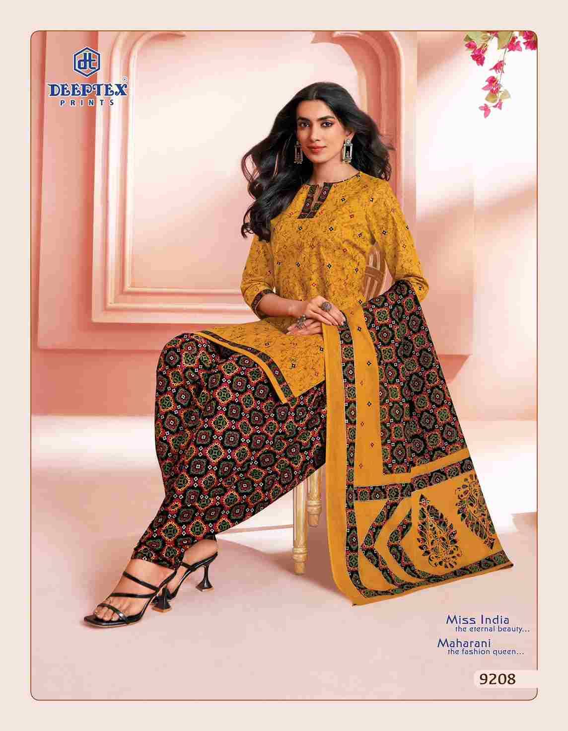 Miss India Vol-92 By Deeptex Prints 9201 To 9216 Series Beautiful Festive Suits Stylish Fancy Colorful Casual Wear & Ethnic Wear Cotton Print Dresses At Wholesale Price