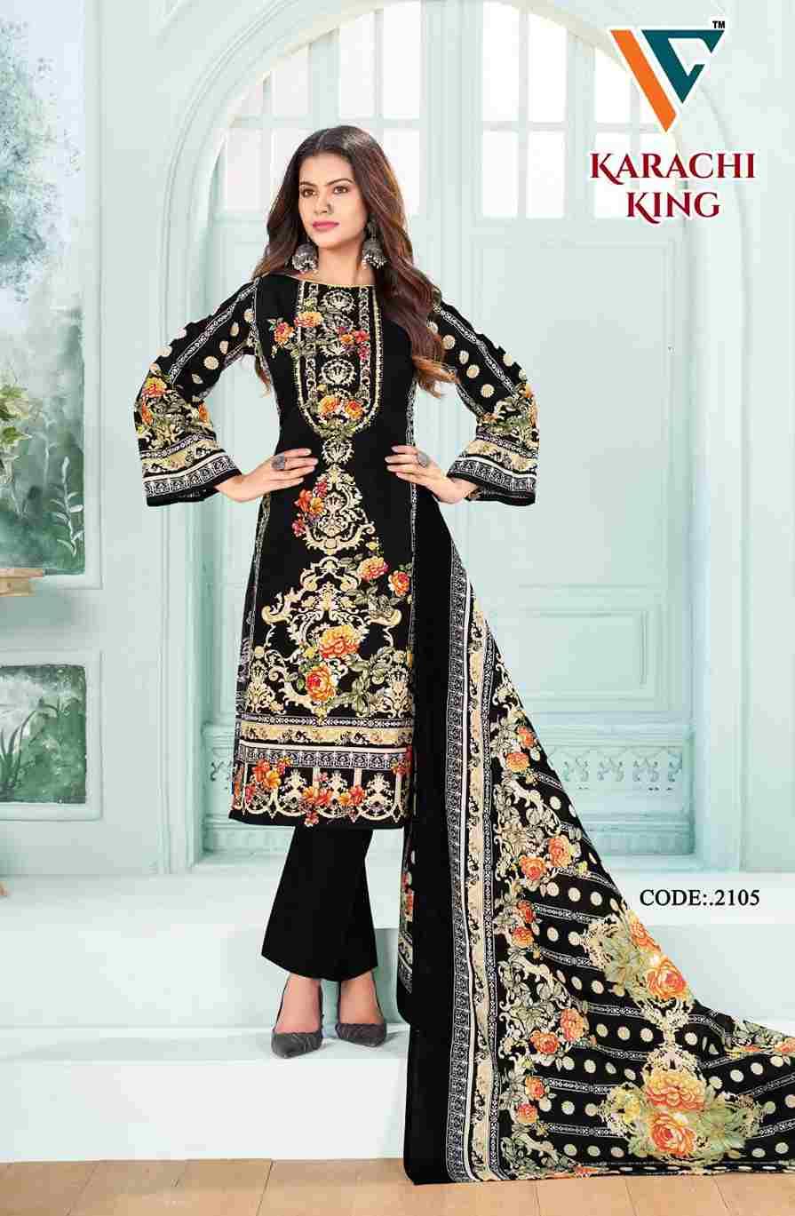 Karachi King Vol-21 By Vandana Creation 2101 To 2108 Series Beautiful Festive Suits Stylish Fancy Colorful Casual Wear & Ethnic Wear Cotton Print Dresses At Wholesale Price