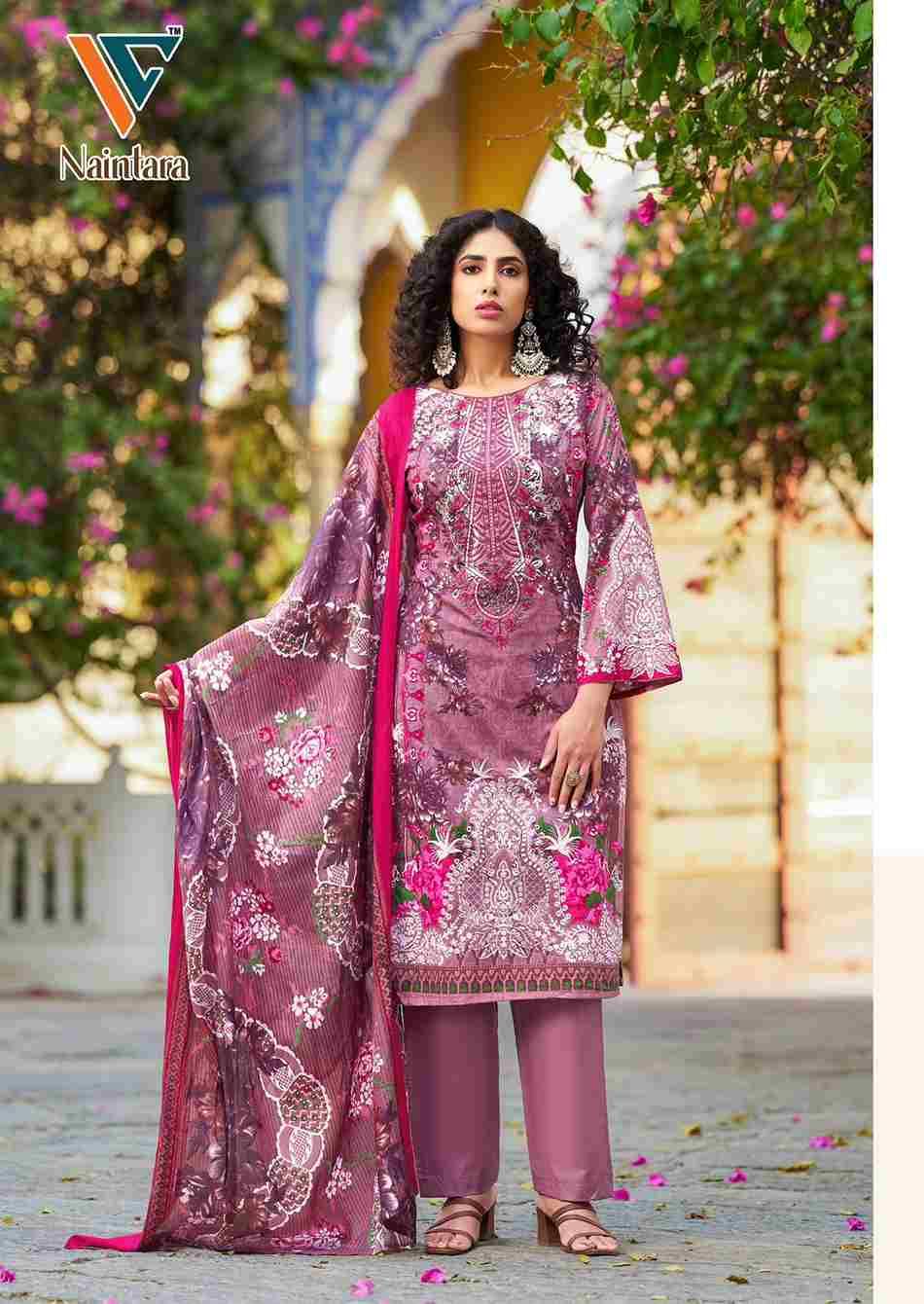 Naintara Vol-1 By Vandana Creation 1001 To 1008 Series Beautiful Festive Suits Stylish Fancy Colorful Casual Wear & Ethnic Wear Cambric Cotton Print Dresses At Wholesale Price