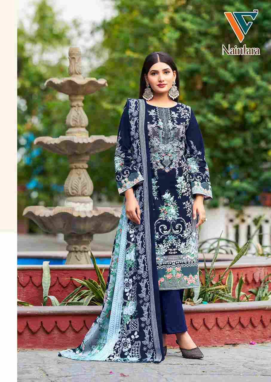 Naintara Vol-1 By Vandana Creation 1001 To 1008 Series Beautiful Festive Suits Stylish Fancy Colorful Casual Wear & Ethnic Wear Cambric Cotton Print Dresses At Wholesale Price