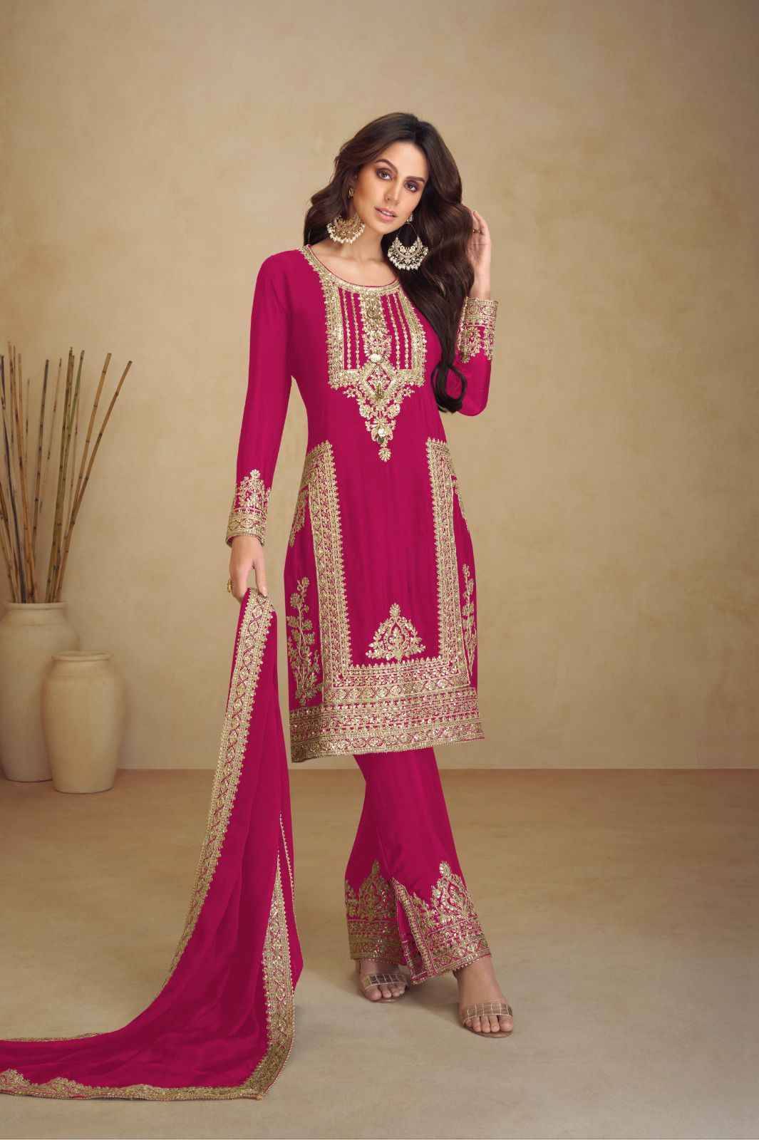Apsara Vol-2 By Gulkayra Designer 7473-C To 7473-F Series Beautiful Festive Suits Colorful Stylish Fancy Casual Wear & Ethnic Wear Chinnon With Work Dresses At Wholesale Price