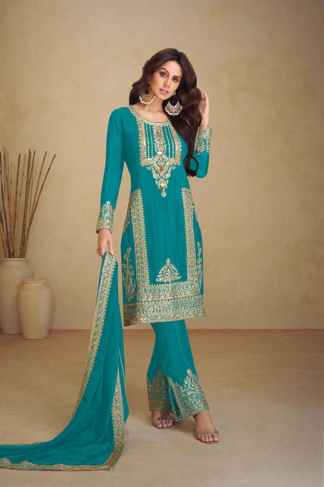 Apsara Vol-2 By Gulkayra Designer 7473-C To 7473-F Series Beautiful Festive Suits Colorful Stylish Fancy Casual Wear & Ethnic Wear Chinnon With Work Dresses At Wholesale Price