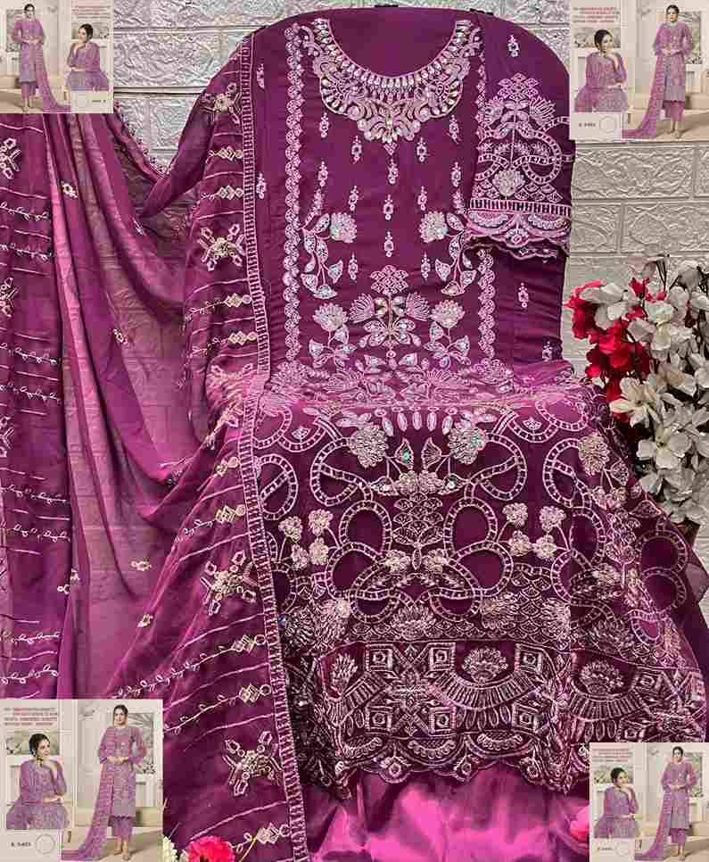Shree Fabs Hit Design K-5493 Colours By Shree Fabs K-5493-A To K-5493-D Series Designer Pakistani Suits Beautiful Fancy Stylish Colorful Party Wear & Occasional Wear Faux Georgette Embroidery Dresses At Wholesale Price
