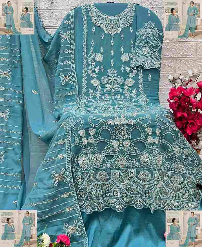 Shree Fabs Hit Design K-5493 Colours By Shree Fabs K-5493-A To K-5493-D Series Designer Pakistani Suits Beautiful Fancy Stylish Colorful Party Wear & Occasional Wear Faux Georgette Embroidery Dresses At Wholesale Price