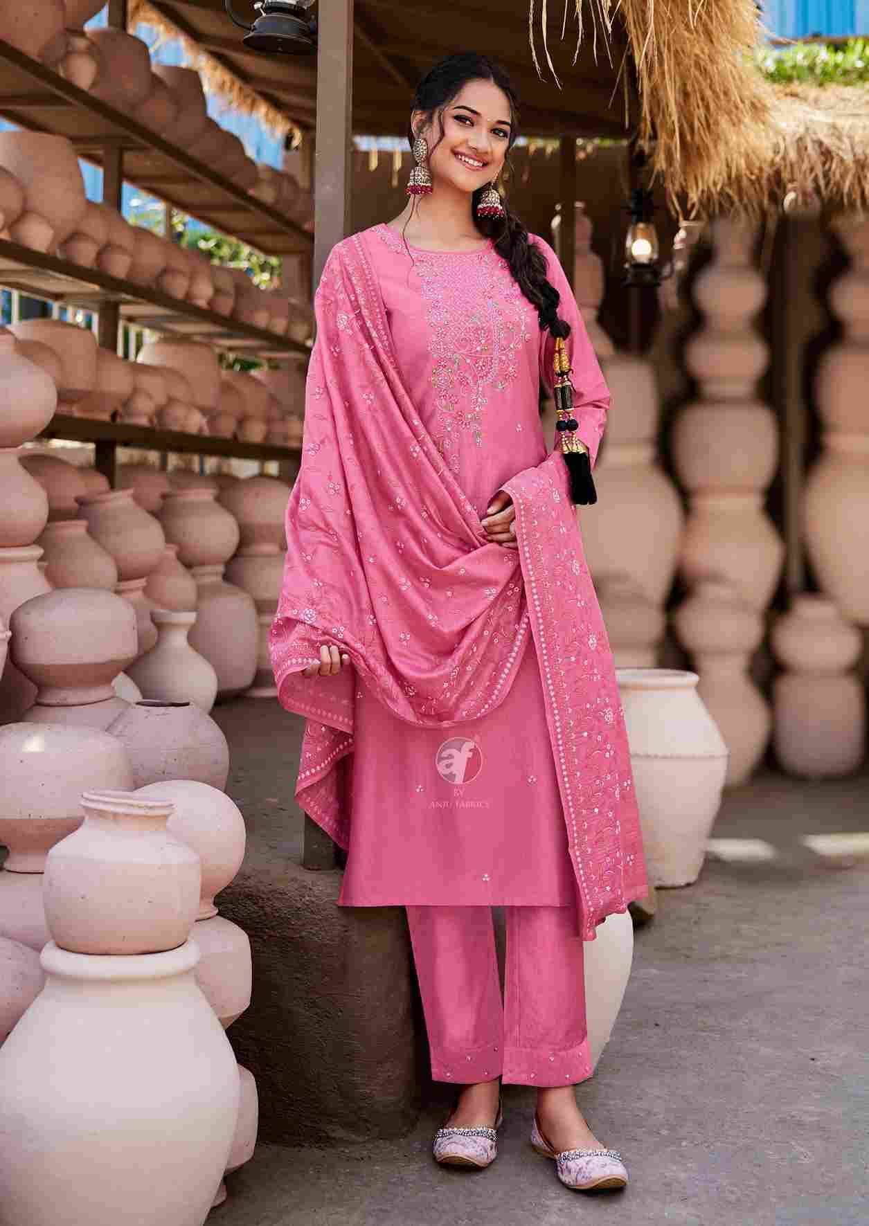 Once More Vol-5 By Anju Fabrics 4201 To 4206 Series Beautiful Stylish Fancy Colorful Casual Wear & Ethnic Wear Viscose Dresses At Wholesale Price