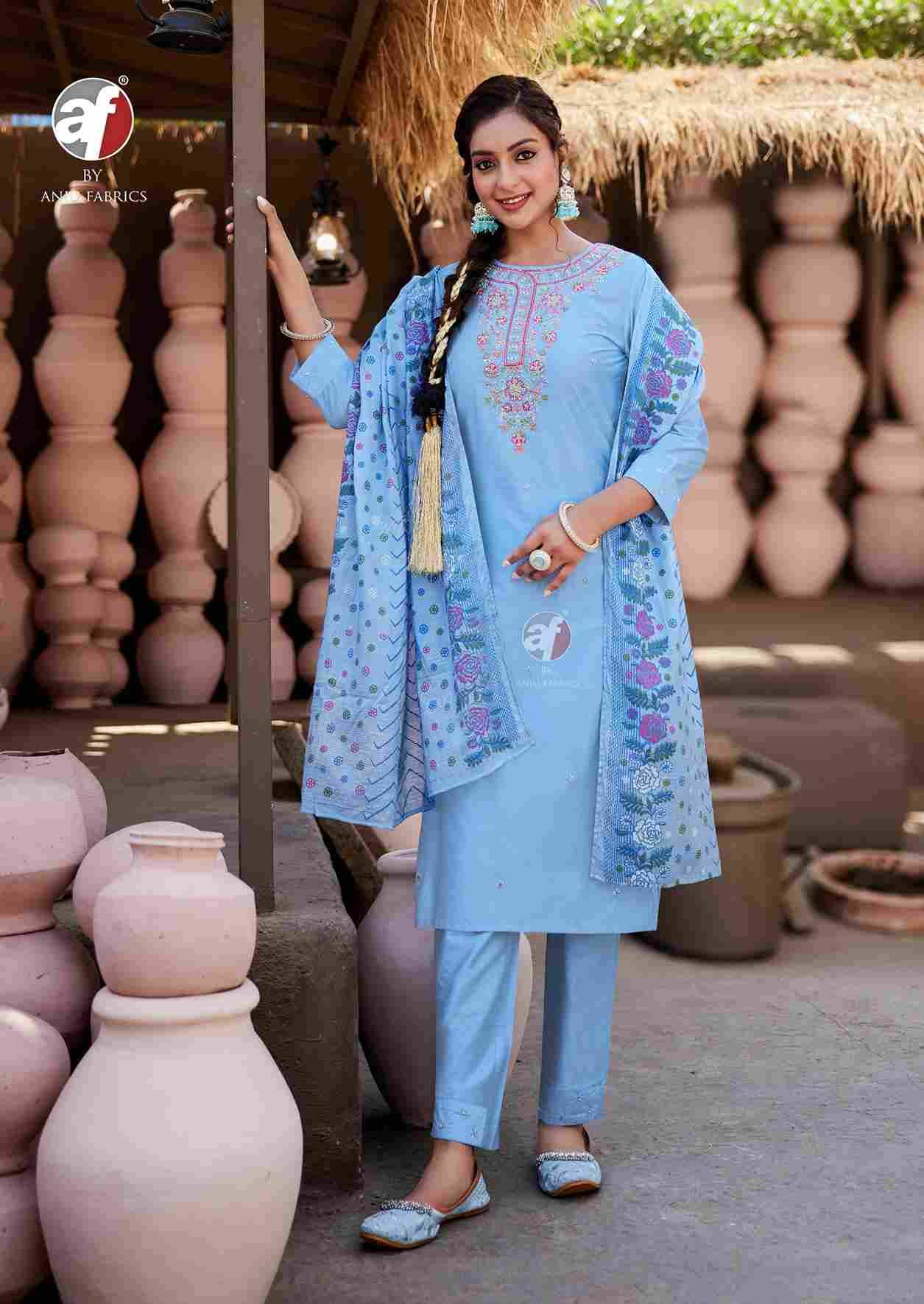Once More Vol-5 By Anju Fabrics 4201 To 4206 Series Beautiful Stylish Fancy Colorful Casual Wear & Ethnic Wear Viscose Dresses At Wholesale Price