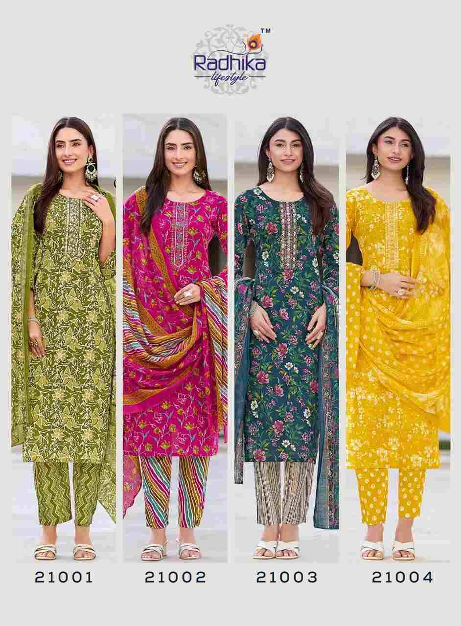 Cotton Kudi Vol-21 By Radhika Lifestyle 21001 To 21008 Series Beautiful Festive Suits Colorful Stylish Fancy Casual Wear & Ethnic Wear Pure Cotton Print Dresses At Wholesale Price