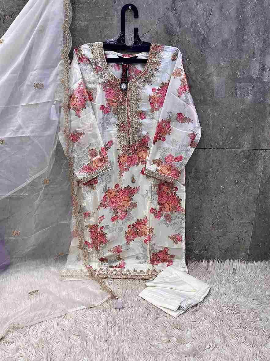 Hoor Tex Hit Design HF-182 Colours By Hoor Tex HF-182-A To HF-182-D Series Designer Festive Pakistani Suits Collection Beautiful Stylish Fancy Colorful Party Wear & Occasional Wear Heavy Organza Embroidered Dresses At Wholesale Price