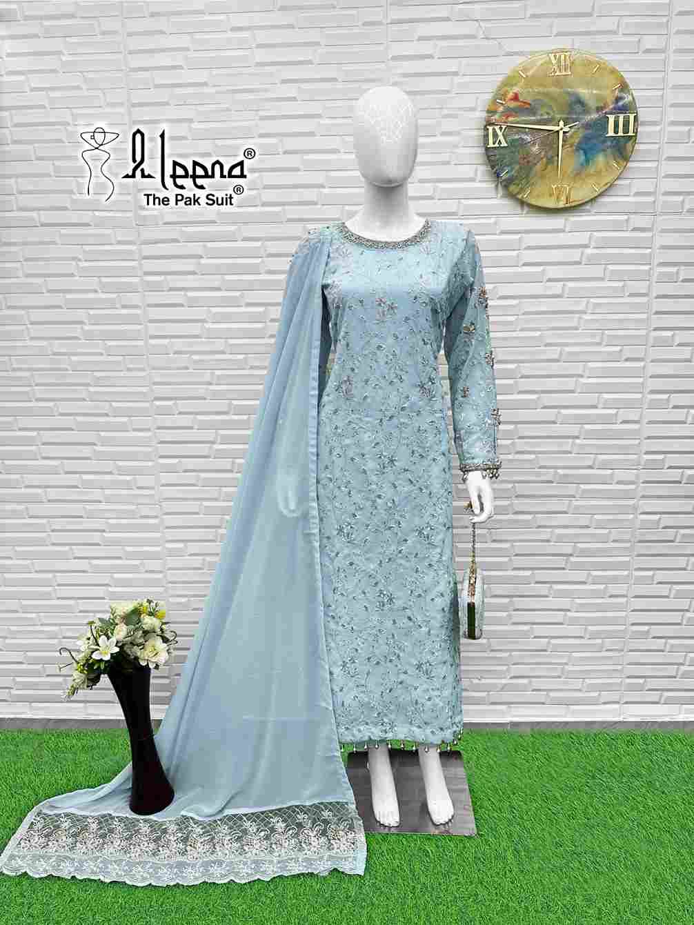 Aleena 1141 Colours By Aleena 1141-A To 1141-D Series Beautiful Pakistani Suits Stylish Fancy Colorful Party Wear & Occasional Wear Chiffon Embroidered Dresses At Wholesale Price