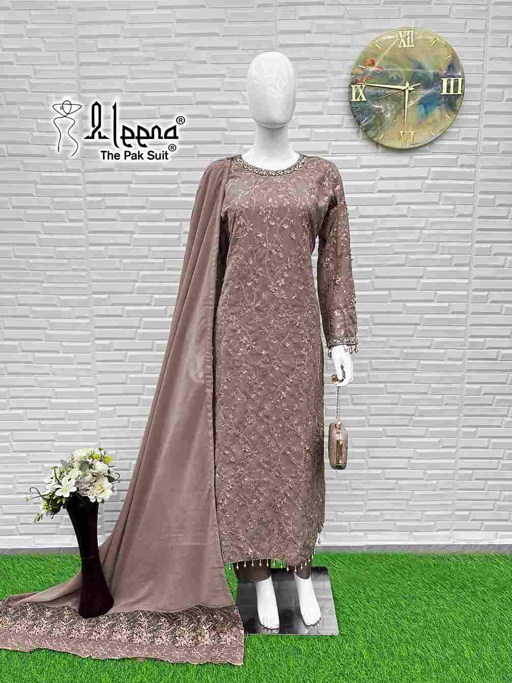 Aleena 1141 Colours By Aleena 1141-A To 1141-D Series Beautiful Pakistani Suits Stylish Fancy Colorful Party Wear & Occasional Wear Chiffon Embroidered Dresses At Wholesale Price