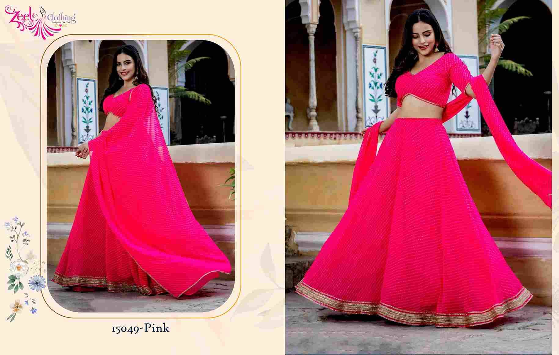 Vol-22 By Zeel Clothing Festive Wear Collection Beautiful Stylish Colorful Fancy Party Wear & Occasional Wear Georgette Lehengas At Wholesale Price