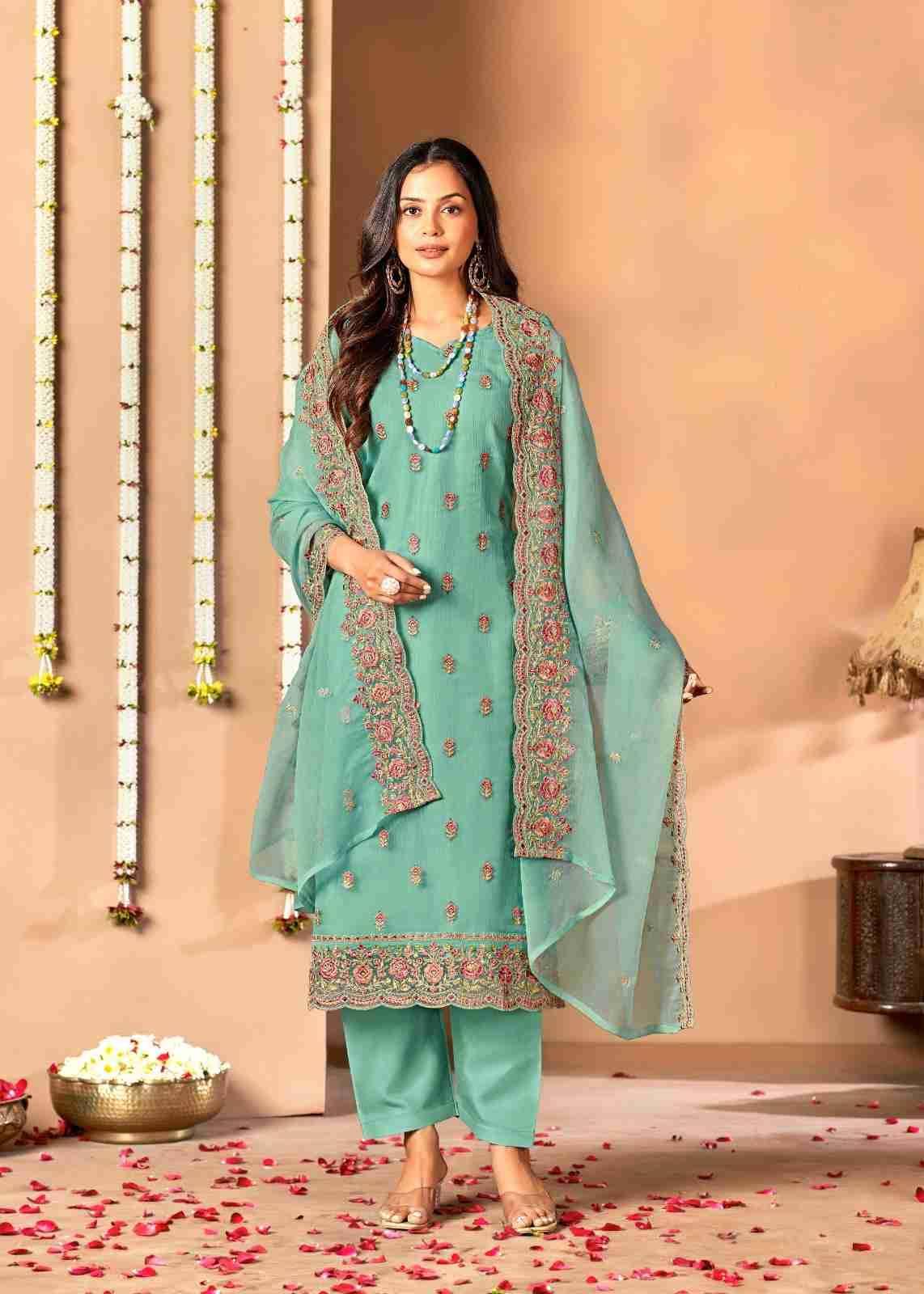 Kristal By Bela Fashion 8163 To 8168 Series Beautiful Suits Colorful Stylish Fancy Casual Wear & Ethnic Wear Chiffon Dresses At Wholesale Price