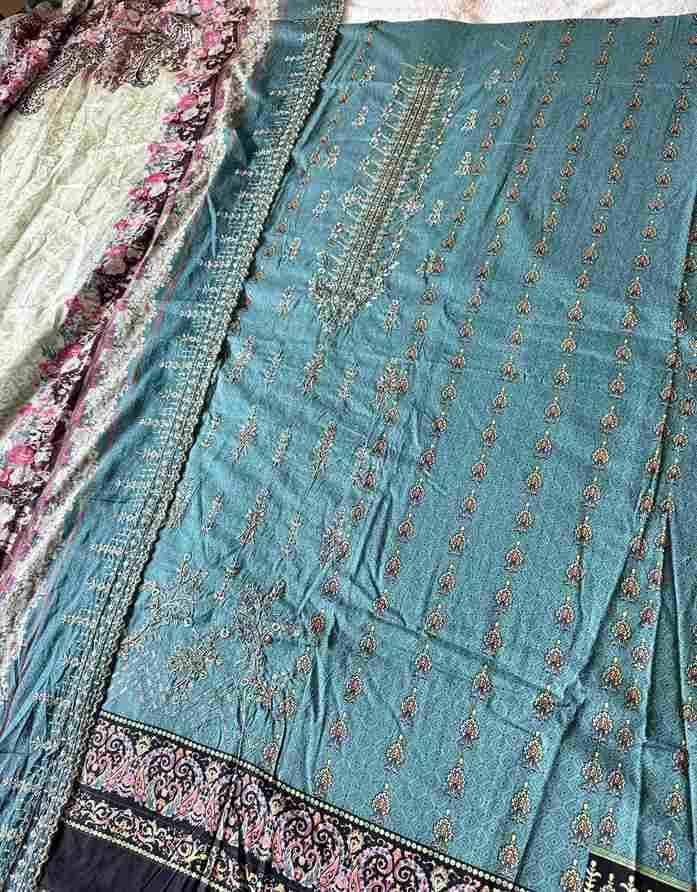Bin Saeed 3537 Colours By Jihan 3537-A To 3537-D Series Designer Pakistani Suits Beautiful Fancy Stylish Colorful Party Wear & Occasional Wear Pure Lawn Dresses At Wholesale Price