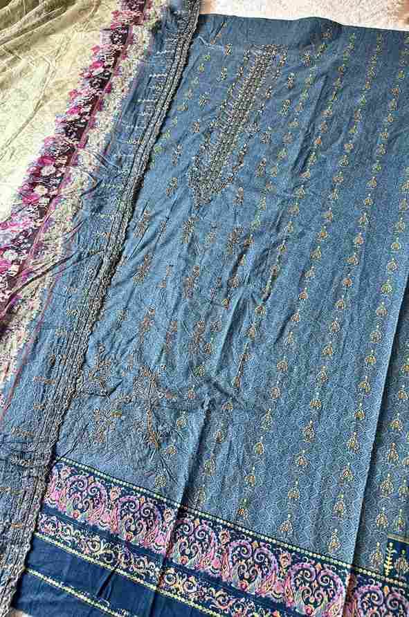 Bin Saeed 3537 Colours By Jihan 3537-A To 3537-D Series Designer Pakistani Suits Beautiful Fancy Stylish Colorful Party Wear & Occasional Wear Pure Lawn Dresses At Wholesale Price