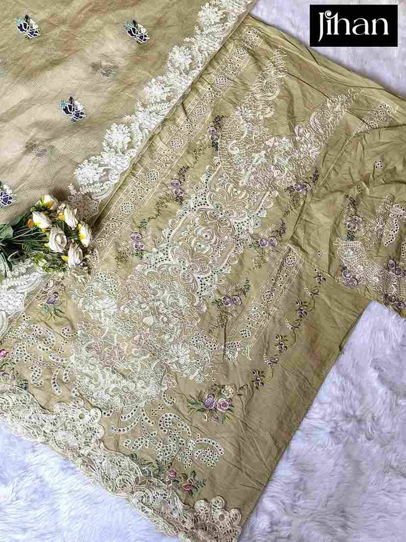 Ombre Premium By Jihan 3707 To 3709 Series Designer Pakistani Suits Beautiful Fancy Stylish Colorful Party Wear & Occasional Wear Cotton Dresses At Wholesale Price