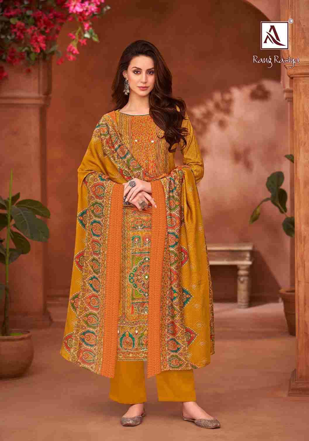 Rang Rasiya By Alok Suit 1798-01 To 1798-06 Series Beautiful Festive Suits Colorful Stylish Fancy Casual Wear & Ethnic Wear Pure Modal Dresses At Wholesale Price
